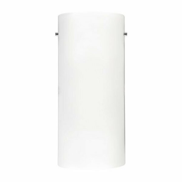 Kuzco Lighting LED Wall Sconce With Half Cylinder White Opal Glass WS3313